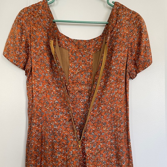 90’s Style Vintage Babydoll Floral Dress - Picture 4 of 4